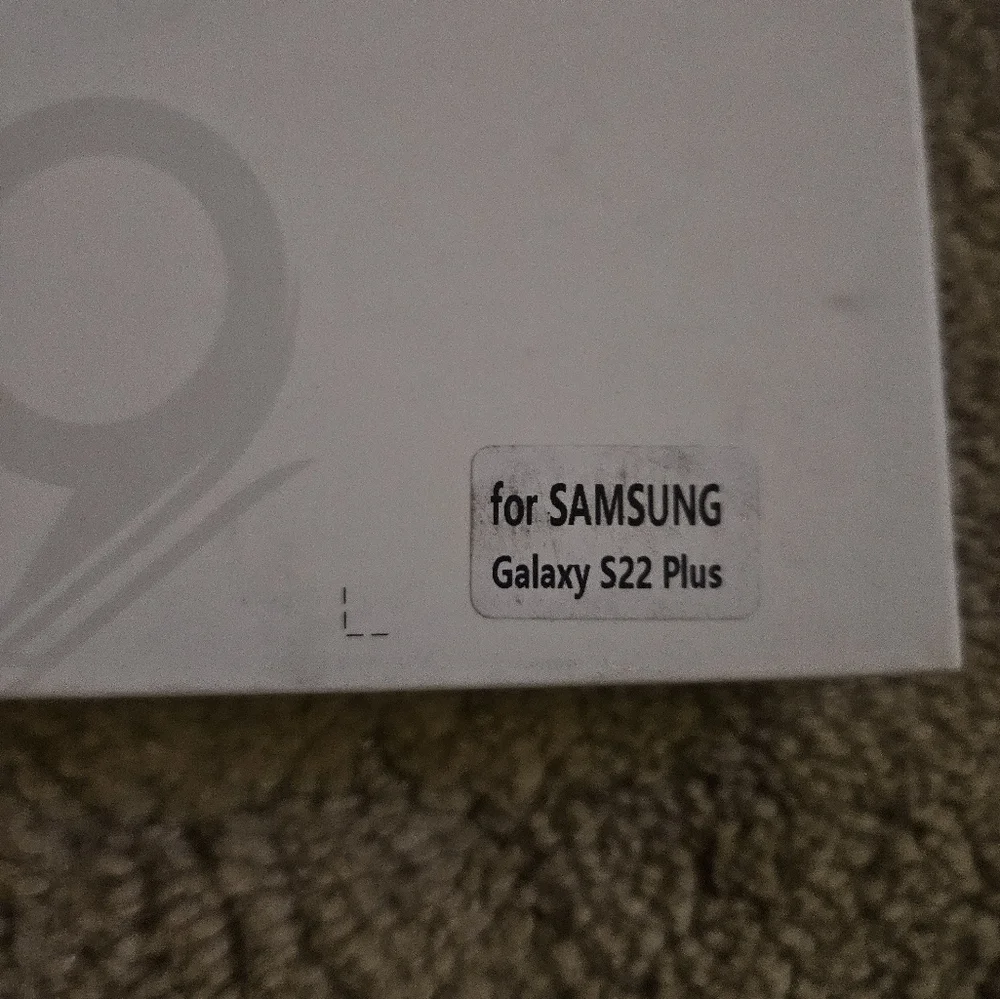 Samsung Galaxy S22 Plus Tempered Glass Screen Protector.